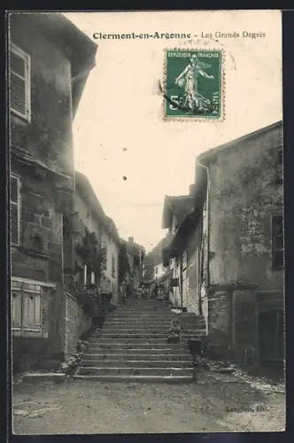 AK Clermemt-en-Argonne, Les Grands Degrés
