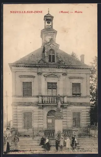 AK Neuville-sur-Orne, La Mairie