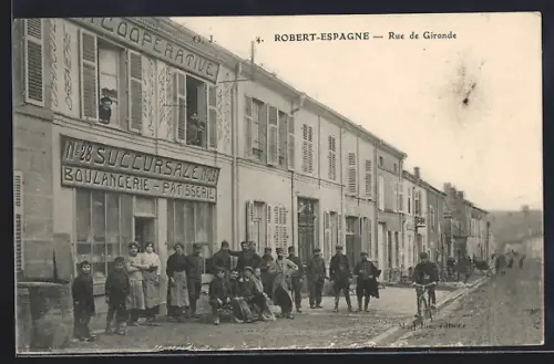 AK Robert-Espagne, Rue de Gironde, Cooperative Succursale, Boulangerie-Patisserie