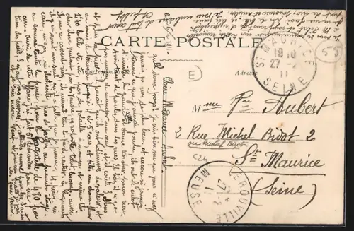 AK Lérouville, Rue de la Réüublique les plus jolis boulevards