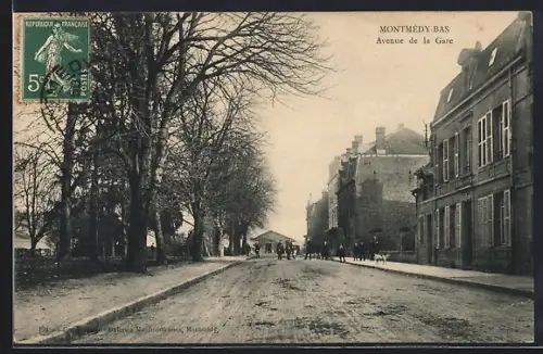 AK Montmédy-Bas, Avenue de la Gare
