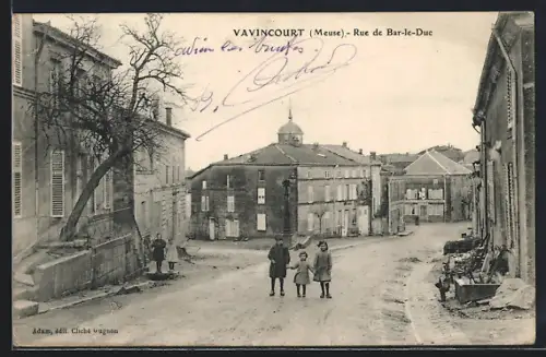 AK Vavincourt /Meuse, Rue de Bar-le-Duc