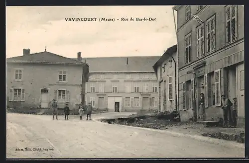 AK Vavincourt /Meuse, Rue de Bar-le-Duc