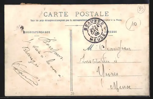 AK Beauzée /Meuse, Avenue de la Gare