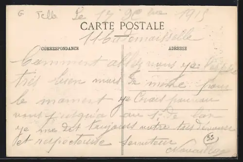 AK Grimaucourt /Meuse, Place de l`Eglise