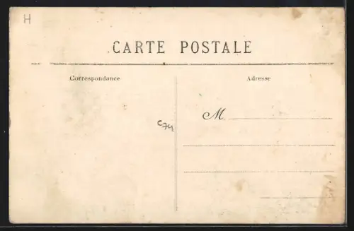 AK Génicourt, Strassenpartie mit Blick zur Kirche