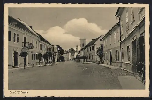 AK Strass in Steiermark, Strassenpartie im Ort