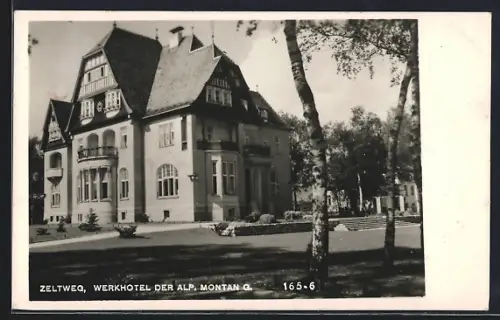 AK Zeltweg, Werkhotel der Alp. Montan G.