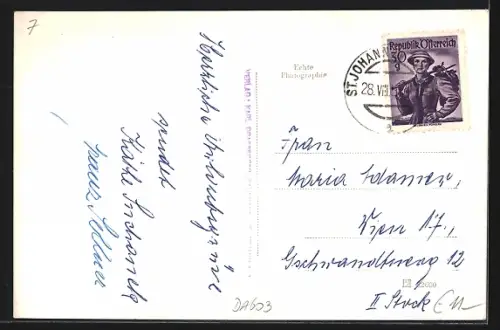 AK St. Johann a. Tauern, Gasthof zur Post