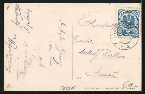 AK Unzmarkt, Platz mit Gasthof von Simon Hafner