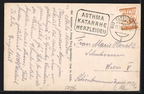 AK Gleichenberg, Hotel zur ungarischen Krone