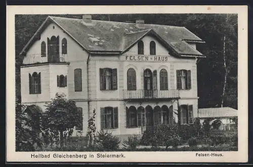 AK Gleichenberg in Steiermark, Hotel Felsen-Haus