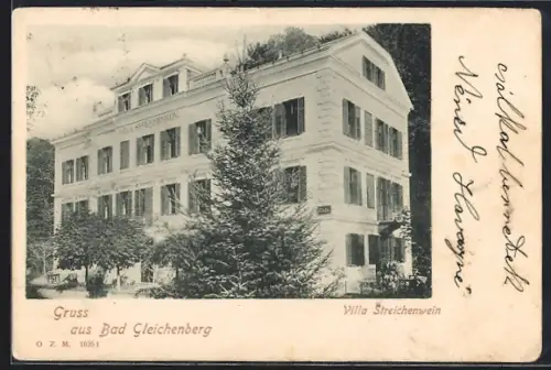 AK Bad Gleichenberg, Villa Streichenwein