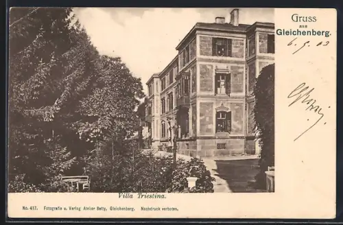 AK Gleichenberg, Hotel Villa Triestina