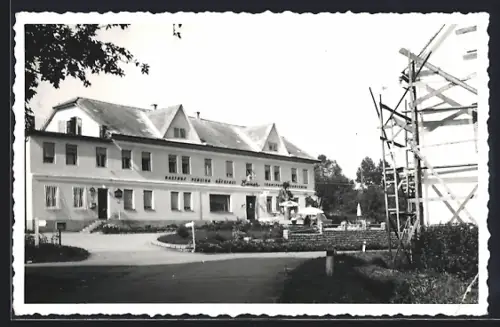 Foto-AK Breitenfeld, Gasthaus Bauer