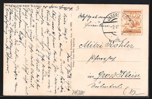 AK Jagerberg /Stmk., Ortsansicht mit Kirche