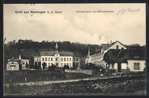 AK Beckingen, Krankenhaus & Mädchenheim