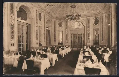 AK Berlin, Restaurant Weinstube Kempinski, Cadiner Saal