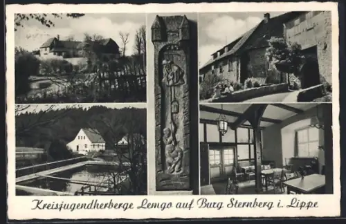 AK Sternberg / Lippe, Burg Sternberg, Kreisjugendherberge Lemgo