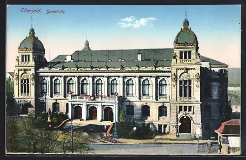AK Elberfeld, Blick auf die Stadthalle