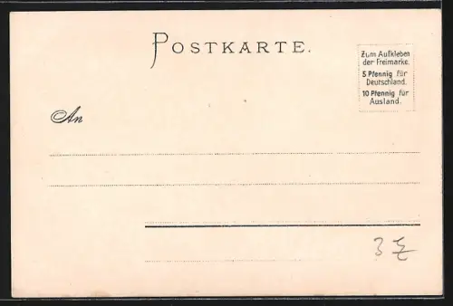 Künstler-AK Carl Biese: Assmannshausen, Partie am Rhein