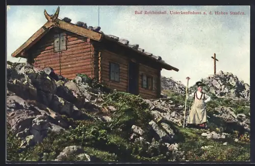 AK Bad Reichenhall, Unterkunftshaus an der Hohen Staufen