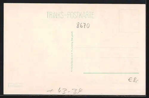 AK Hof an der Saale, Blick auf das Krematorium