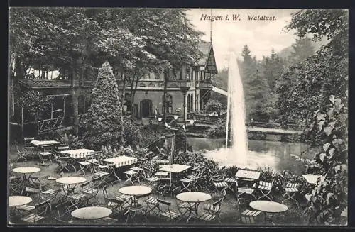 AK Hagen i. W., Gaststätte Waldlust
