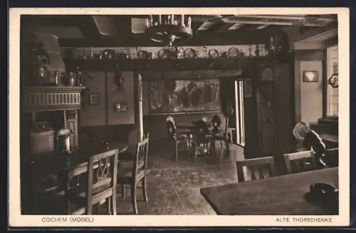 AK Cochem /Mosel, Gaststätte Thorschenke, Bes. Jos. Fink