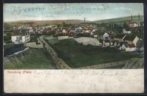 AK Eisenberg /Pfalz, Panorama der Ortschaft