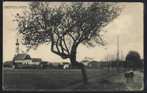 AK Obermedlingen, Ortsansicht
