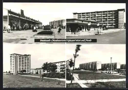 AK Stralsund, Neubauviertel Knieper West und Nord