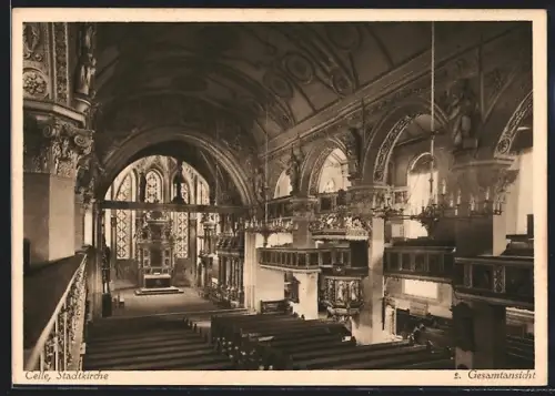 AK Celle, Stadtkirche, Gesamtansicht