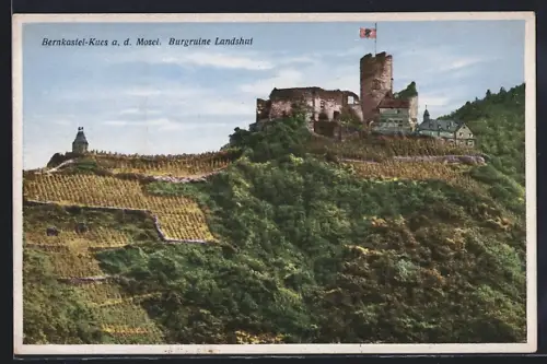 AK Bernkastel-Kues a. d. Mosel, Burgruine Landshut
