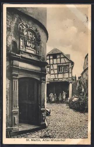 AK St. Martin / Rheinpfalz, Alter Winzerhof