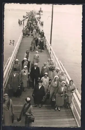 Foto-AK Sellin, Seebrücke