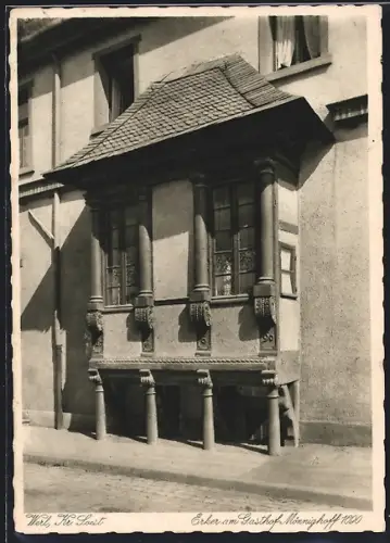 AK Werl, Erker am Gasthof Mönnighoff