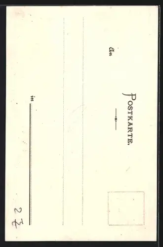 Künstler-AK Trechtingshausen, Schloss Rheinstein mit Dampfer