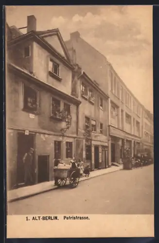 AK Berlin, Petristrasse, Teilansicht