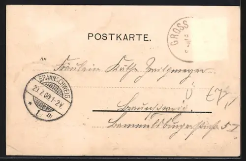 AK Grossgmain, Blick zur Kirche