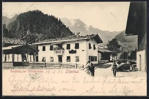 AK Ginzling /Zillerthal, Gasthaus zur Stillupklamm