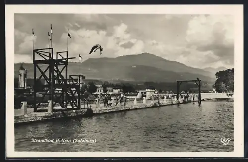 AK Hallein b. Salzburg, Strandbad