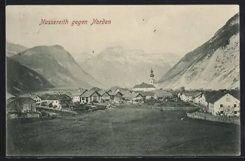 AK Nassereith, Panorama mit Kirche