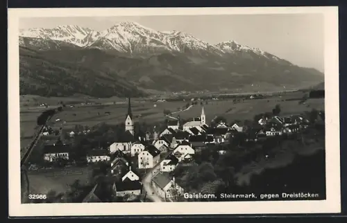AK Gaishorn /Stmk., Gesamtansicht gegen Dreistöcken