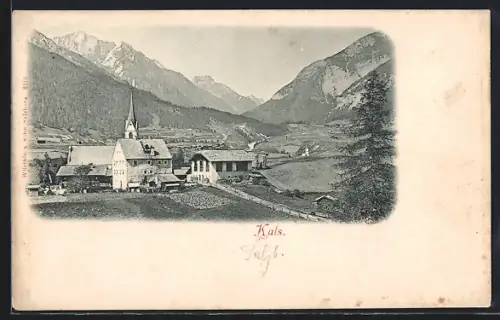 AK Kals, Blick zur Kirche
