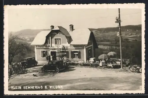 AK Wildon /Stmk., Gasthaus Klein-Semmering, Inh. R. Spiel