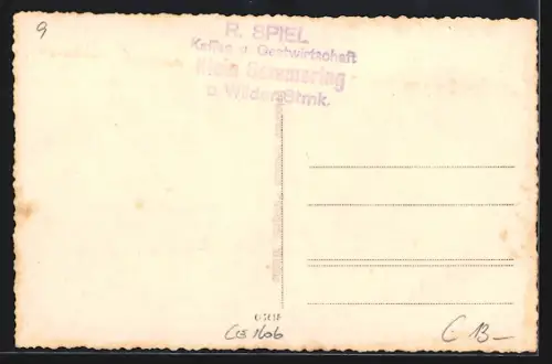 AK Wildon /Stmk., Gasthaus Klein-Semmering, Inh. R. Spiel
