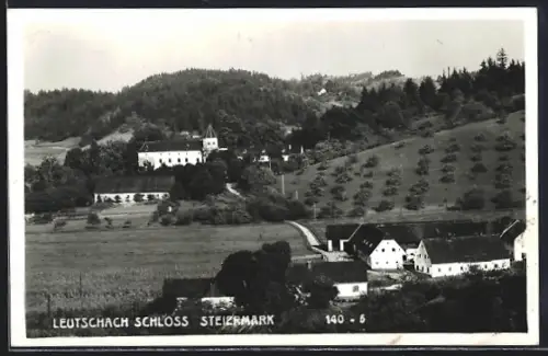 AK Leutschach, Blick zum Schloss
