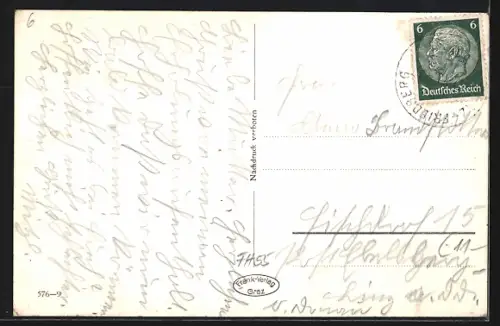 AK Hartberg /Steiermark, Michaeligasse mit Kürner aus dem 12. Jahrhundert