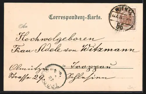 AK Wien, St. Ruprechtskirche und Katzensteig